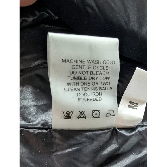 ANORAK Women's Black Lightweight Water Resistant Down Puffer Jacket Size M - Picture 7 of 9